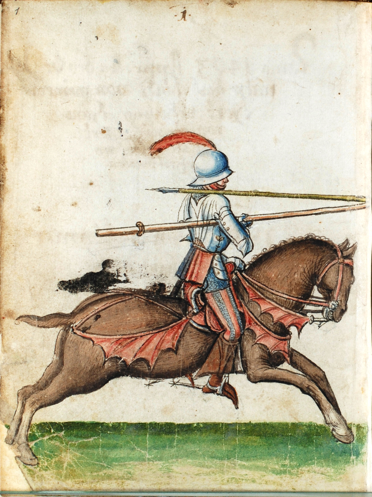 Верховая езда в средние века