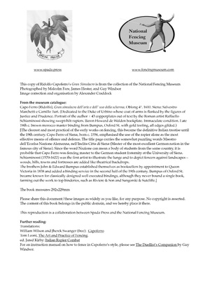 Gran Simulacro dell'Arte e dell'Uso della Scherma (Ridolfo Capo Ferro da Cagli) 1610.pdf