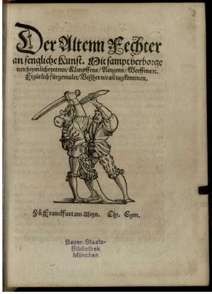 Der Altenn Fechter anfengliche kunst (Christian Egenolff) 1531-1537.pdf