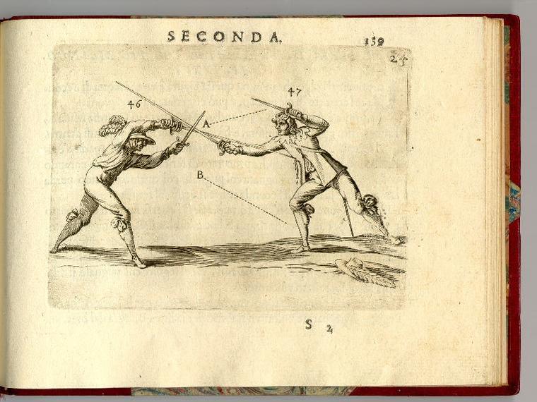 File:L’arte di ben maneggiare la spada (Francesco Fernando Alfieri) 1653.pdf