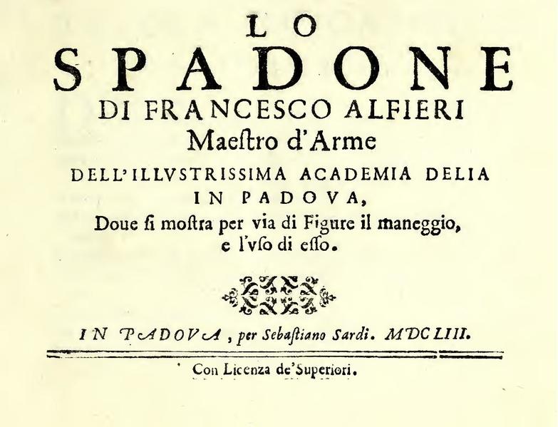File:L’arte di ben maneggiare la spada (Francesco Fernando Alfieri) 1653.pdf